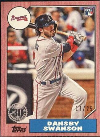 Dansby Swanson [Mini Red] #87-100
