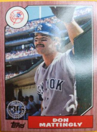 Don Mattingly [Mini Red] #87-67