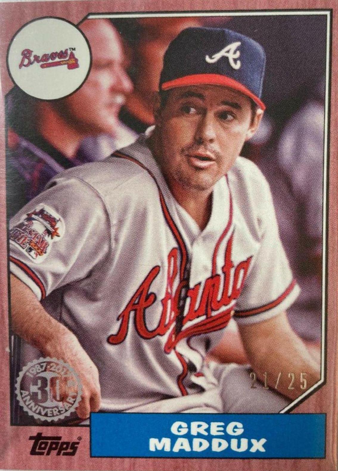 Greg Maddux [Mini Red] #87-80