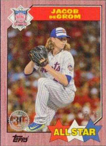 Jacob deGrom [Mini Red] #87-198