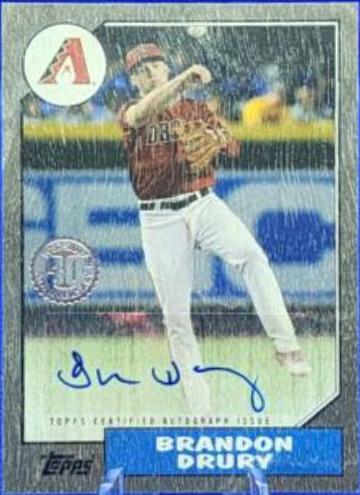 Brandon Drury [Ash Wood] #1987A-BD
