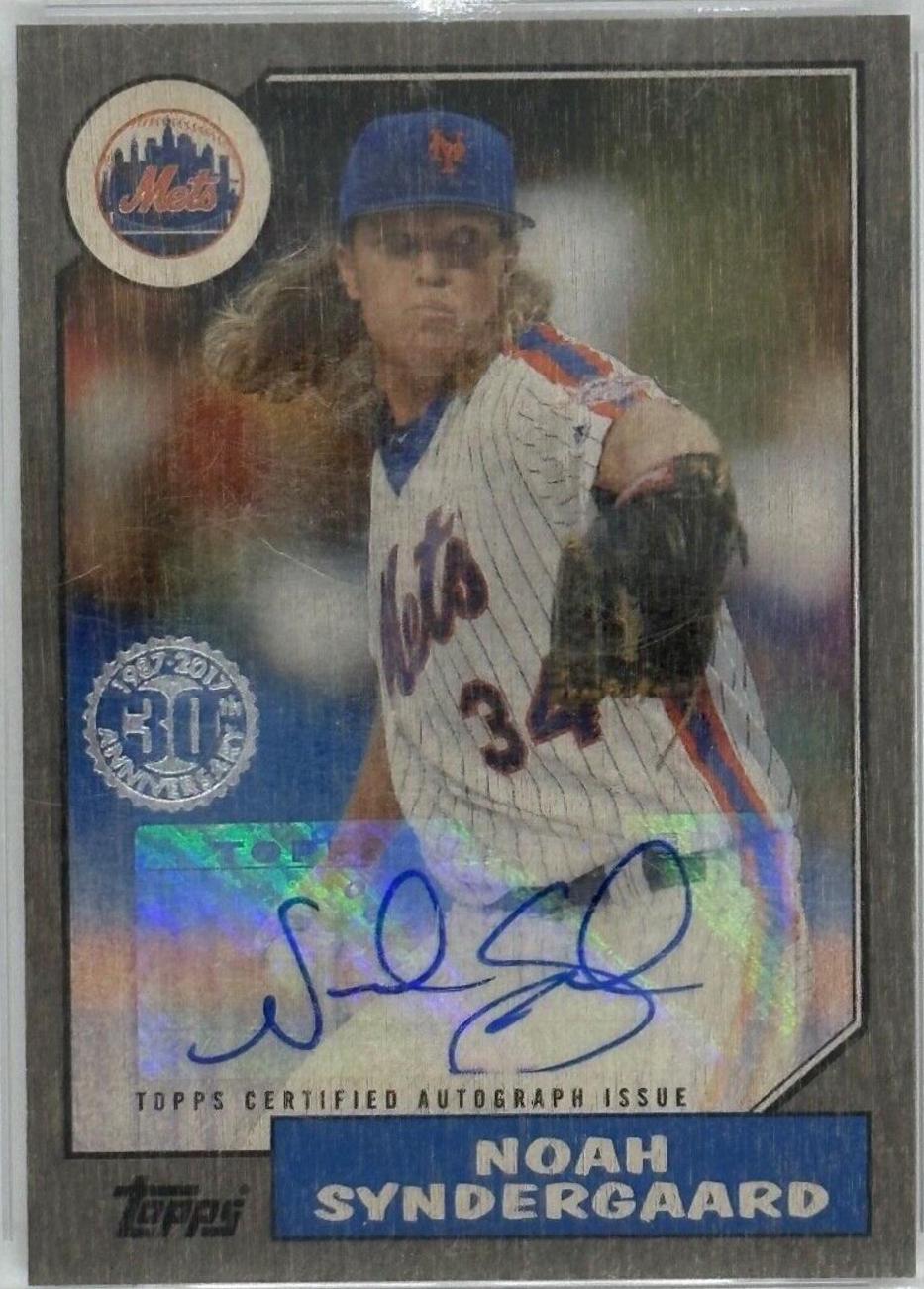Noah Syndergaard [Ash Wood] #1987A-NS