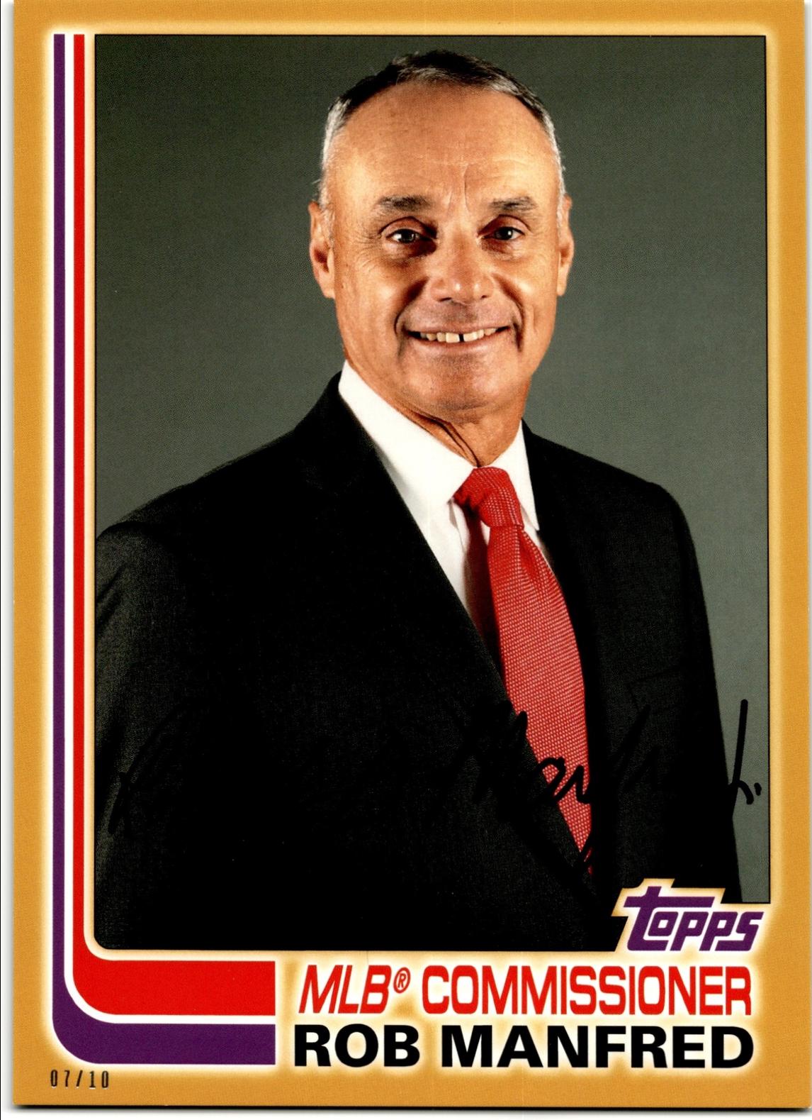 Rob Manfred [5x7 Gold] #136