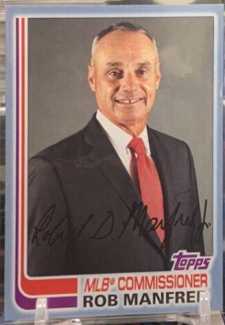 Rob Manfred [Light Blue] #136