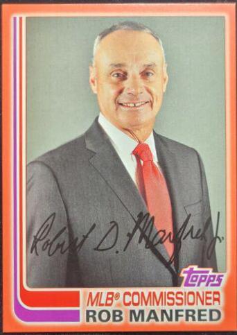 Rob Manfred [Soft Red] #136