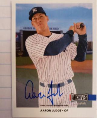 Aaron Judge [Autograph] #AS-AJ