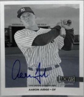 Aaron Judge [Black & White Autograph] #AS-AJ