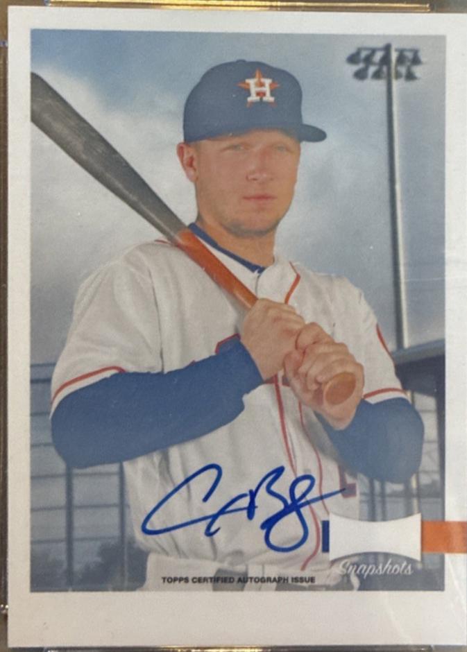 Alex Bregman [Missing Black Plate Autograph] #AS-AB