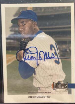 Cleon Jones [Autograph] #AS-CJ