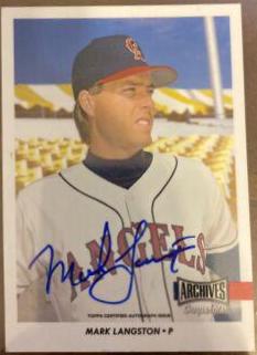 Mark Langston [Autograph] #AS-ML