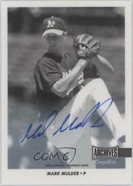 Mark Mulder [Black & White Autograph] #AS-MM