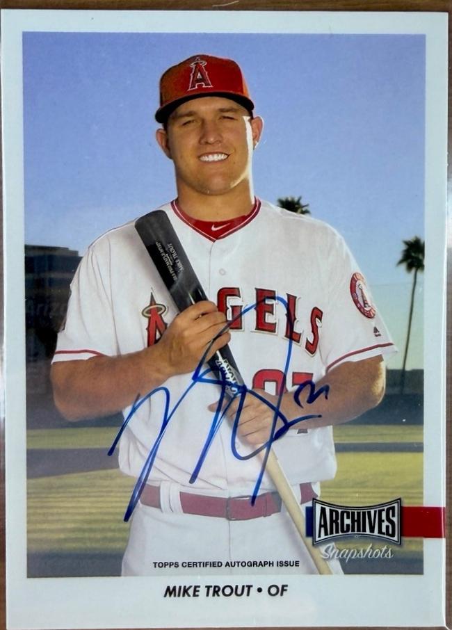 Mike Trout [Autograph] #AS-MT
