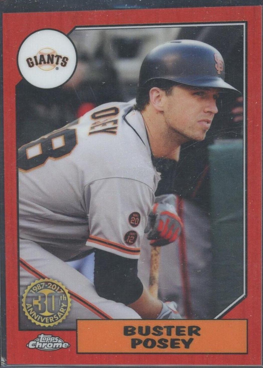 Buster Posey [Red Refractor] #87T-6