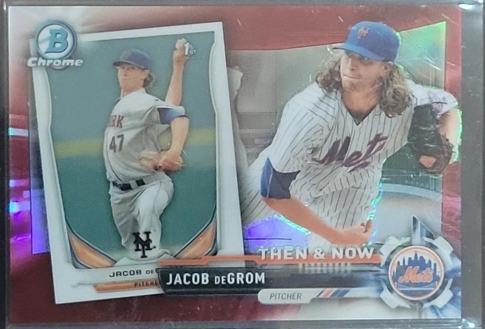 Jacob deGrom [Red Refractor] #BTN-6