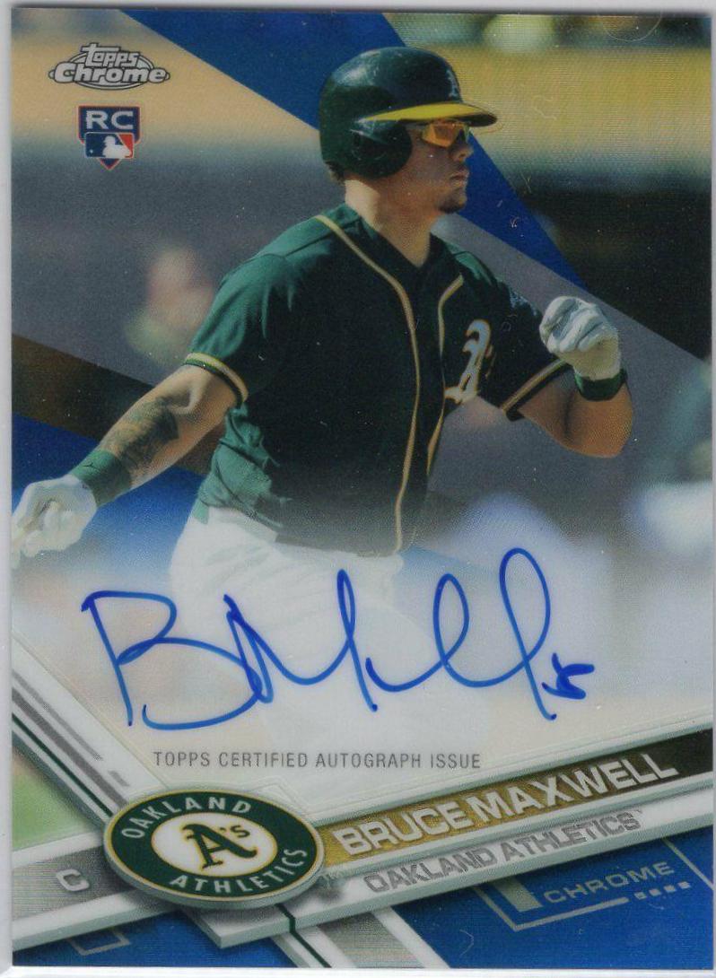 Bruce Maxwell [Blue Refractor] #RA-BM