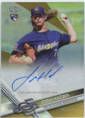 Josh Hader [Gold Refractor] #RA-JHA