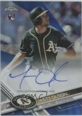 Matt Olson [Blue Wave Refractor] #RA-MO