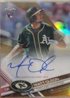 Matt Olson [Gold Refractor] #RA-MO