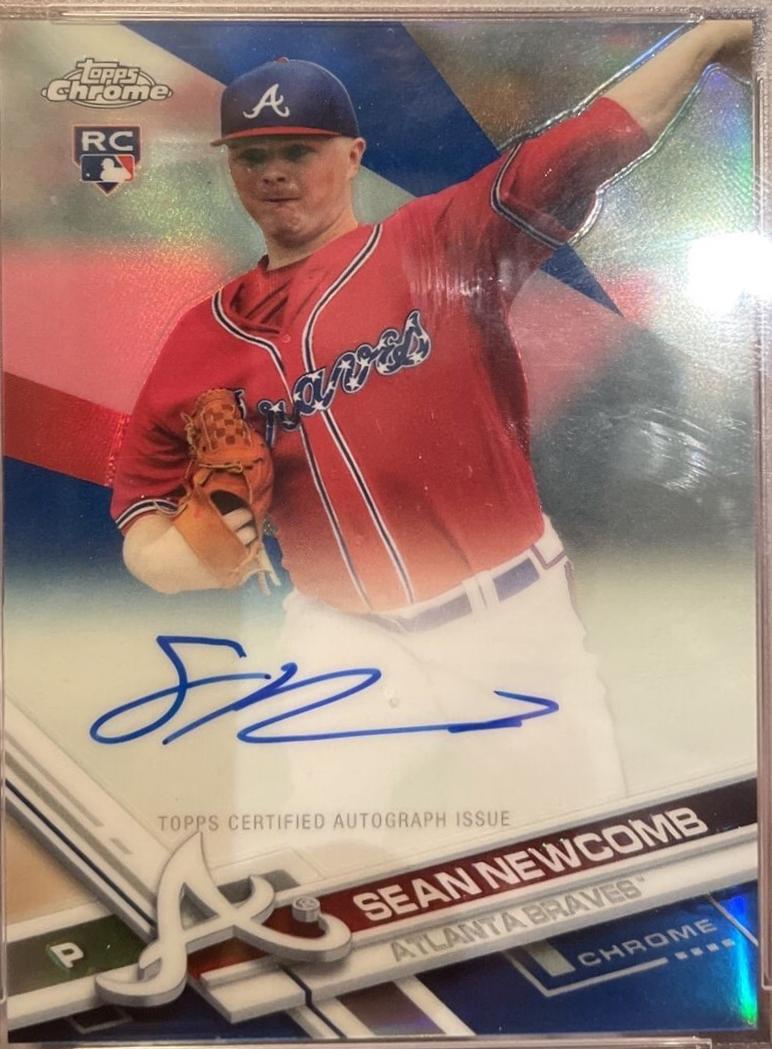 Sean Newcomb [Blue Refractor] #RA-SN