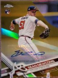 Sean Newcomb [Gold Refractor] #RA-SN