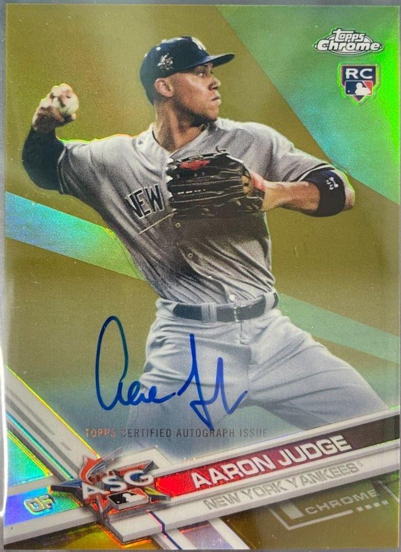 Aaron Judge [Autograph Gold Refractor] #HMT40