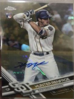 Hunter Renfroe [Autograph Gold Refractor] #HMT89