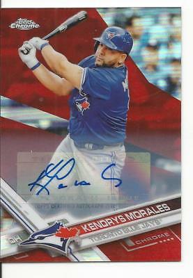 Kendrys Morales [Autograph Red Refractor] #HMT38