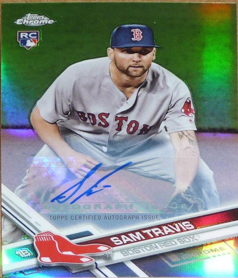 Sam Travis [Autograph Gold Refractor] #HMT19