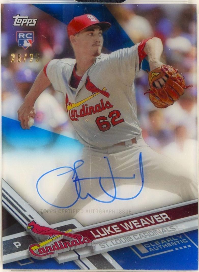 Luke Weaver [Blue] #CAAU-LW