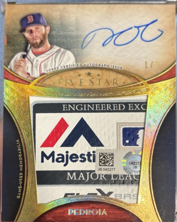 Dustin Pedroia [Team Patch] #FAJP-DPE