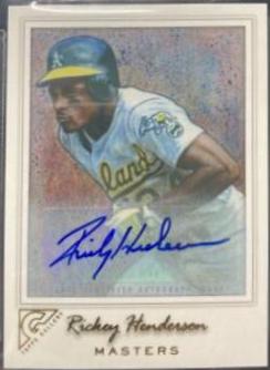 Rickey Henderson [Autograph] #183