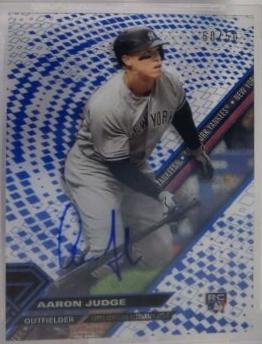 Aaron Judge [Autograph Blue Rainbow] #AJ