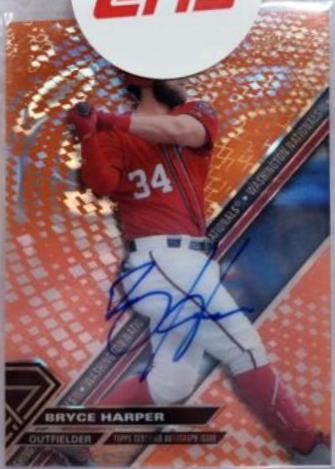 Bryce Harper [Autograph Orange Magma Diffractor] #BH