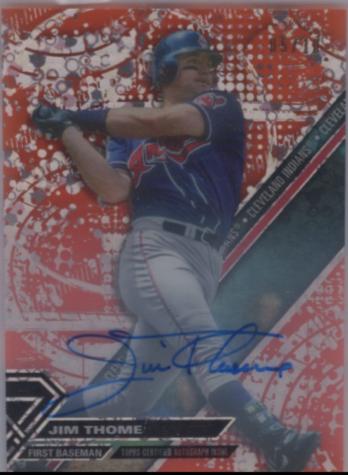 Jim Thome [Autograph Red Orbit Diffracto] #JT