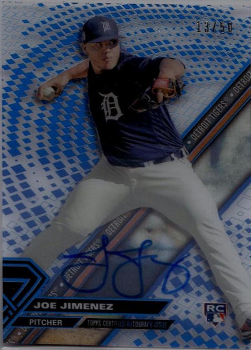 Joe Jimenez [Autograph Blue Rainbow] #JJ