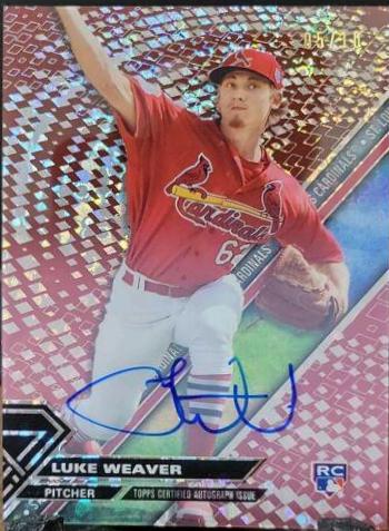 Luke Weaver [Autograph Red Orbit Diffracto] #LW
