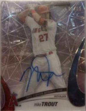 Mike Trout [Autograph Blue Rainbow] #MT