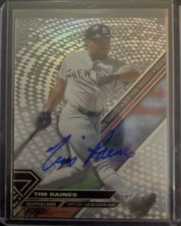 Tim Raines [Autograph] #TR