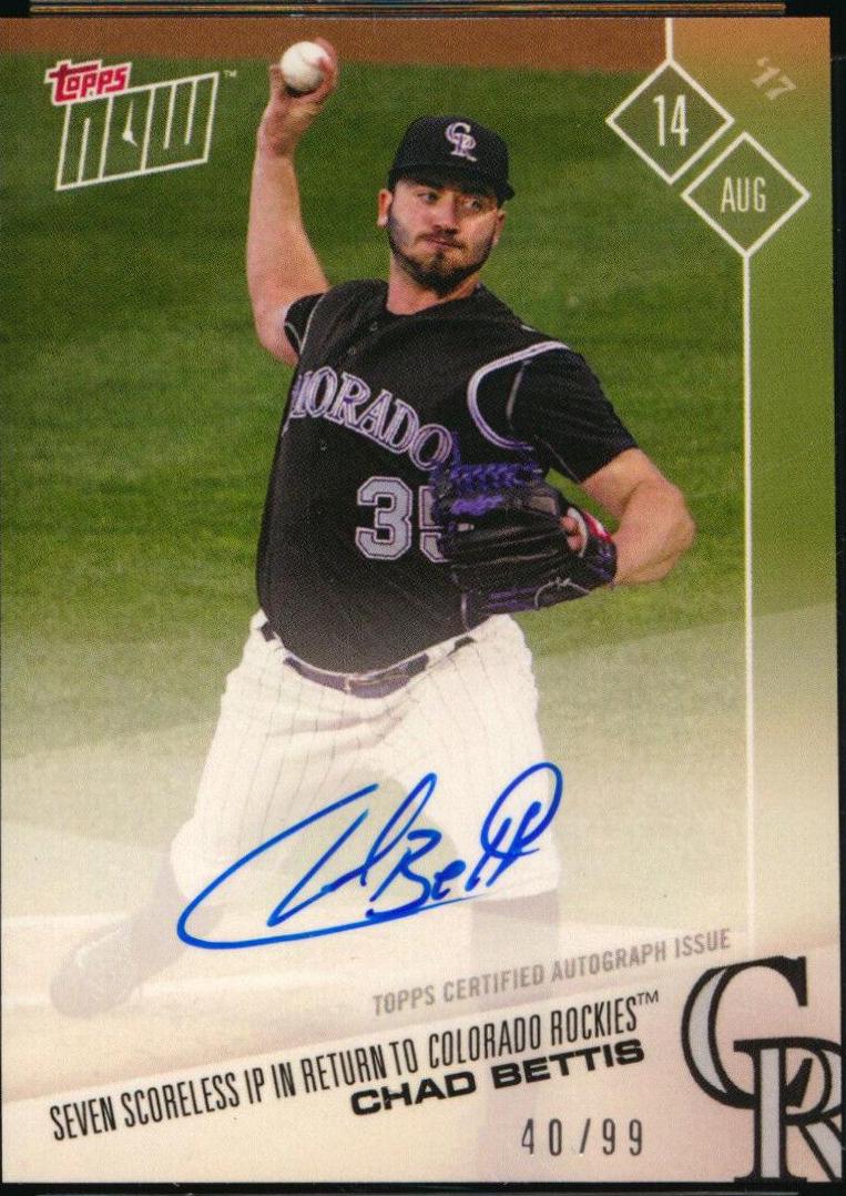 Chad Bettis [Autograph] #480A