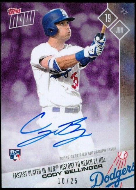 Cody Bellinger [Autograph Purple] #270C