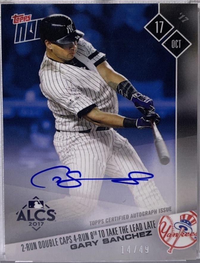Gary Sanchez [Autograph Blue] #777B