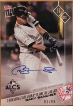 Gary Sanchez [Autograph] #777A