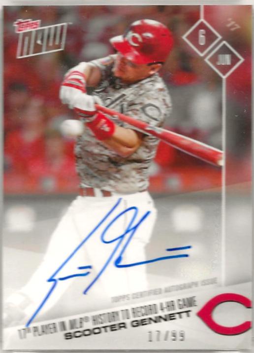 Scooter Gennett [Autograph] #222A