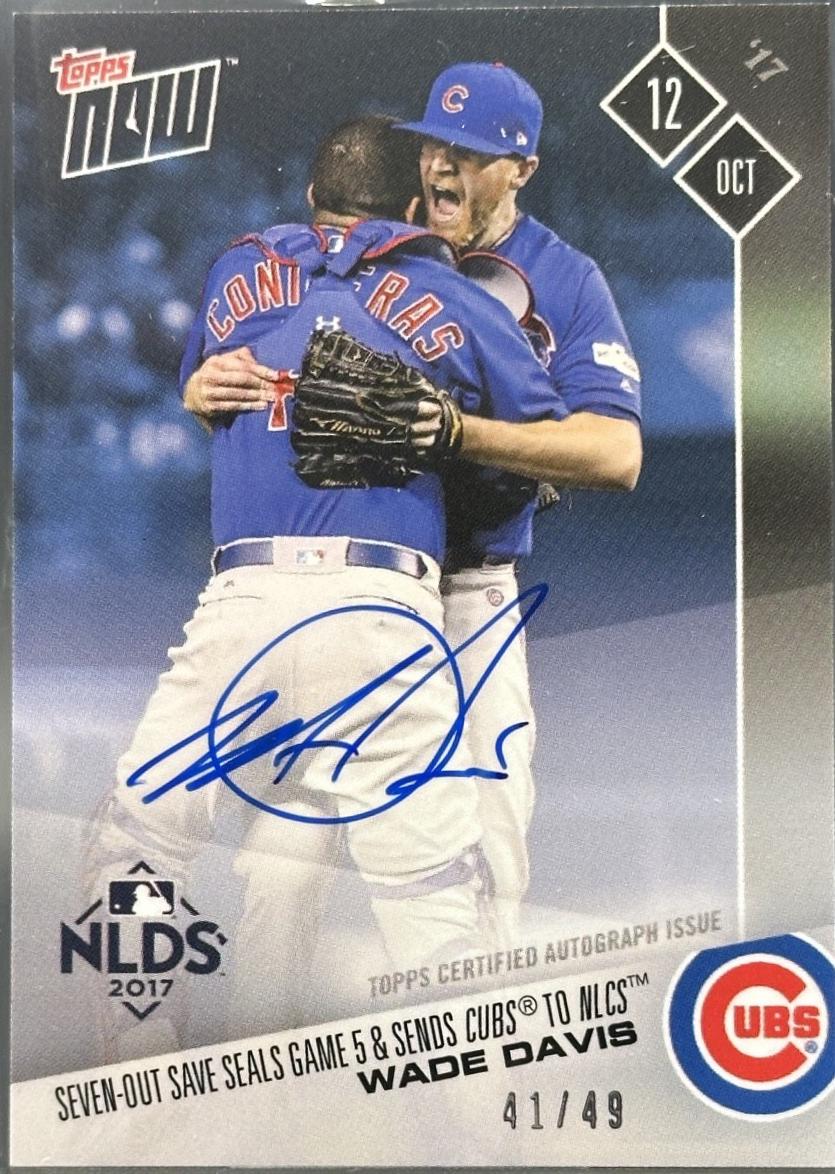 Wade Davis [Autograph Blue] #753B