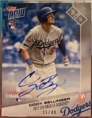 Cody Bellinger [Autograph Blue] #PS16B