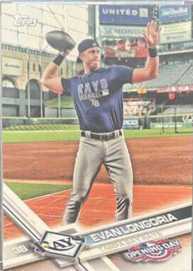 Evan Longoria [Throwing Football] #141