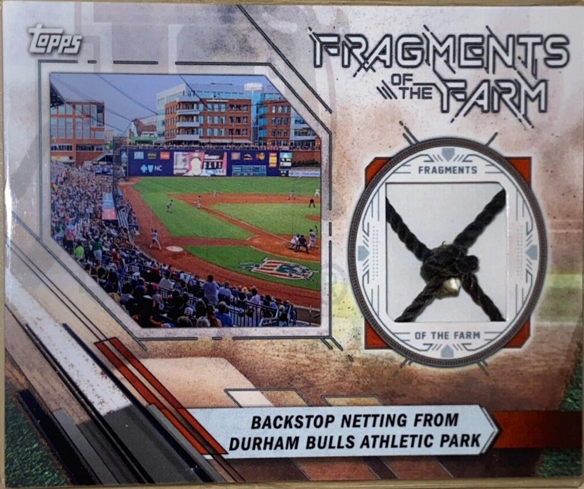 Backstop Netting from Durham Bulls Athletic Park #FOTF-DB