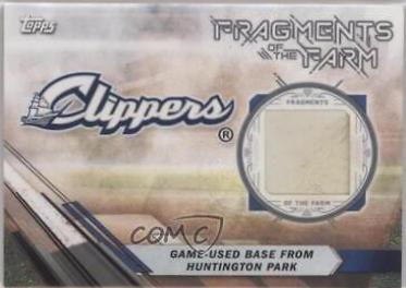 Game-Used Base from Huntington Park #FOTF-CC