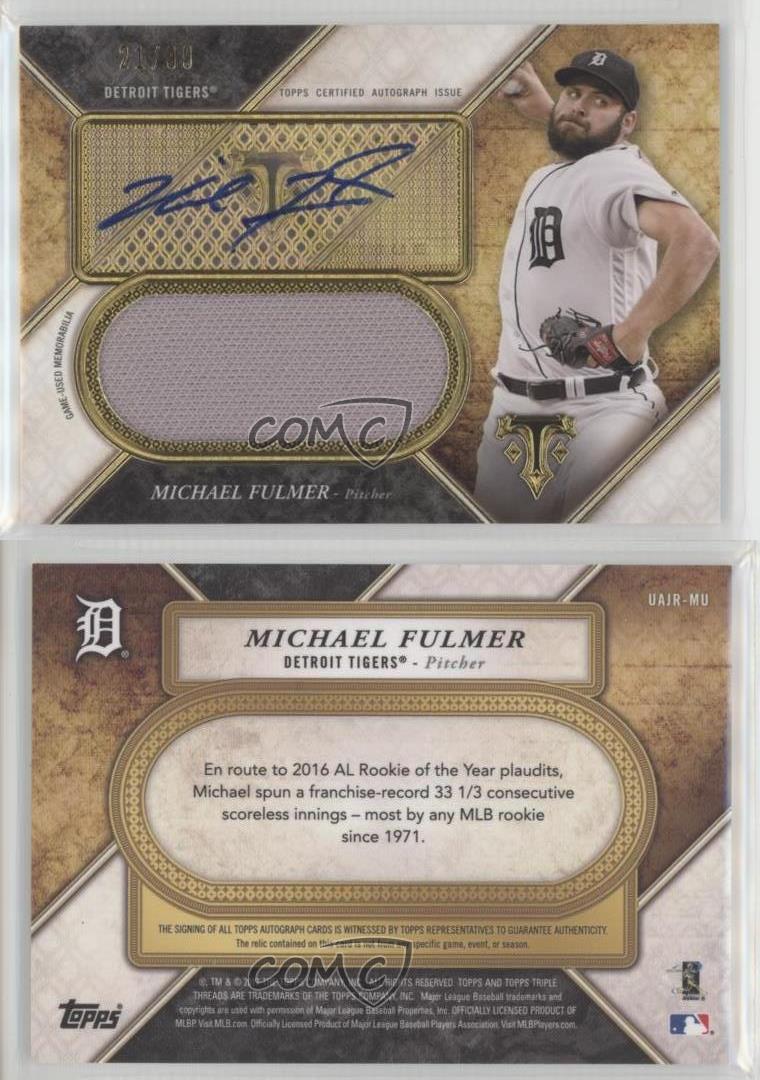 Michael Fulmer [Auto/Relic] #UAJR-MU