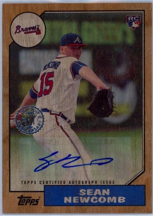 Sean Newcomb [Wood] #SN